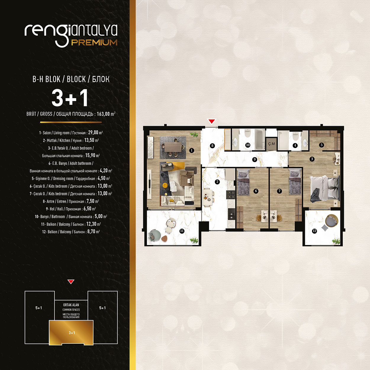 Rengi Antalya Premium