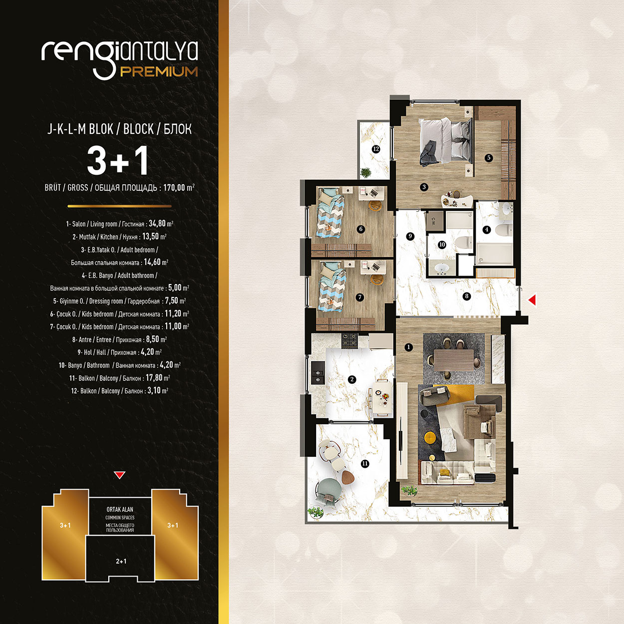 Rengi Antalya Premium