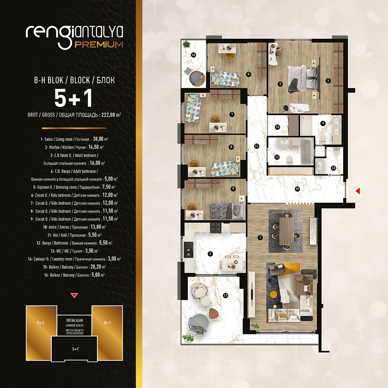 Rengi Antalya Premium